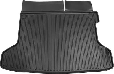 Produktbild von Cargo Liner Kofferraummatte Kofferraum Laderaum Kofferraumwanne Matte für Honda HR-V HRV 5 Sitz 2016-2022 TPE Schwarz Anti-Rutsch Vertikale Streifenmuster