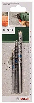 Image de Jeu de forets pour béton BOSCH 3 pièces