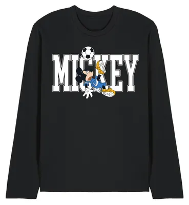 Produktbild von Disney - "Kick" T-Shirt für Herren/Damen Uni, Langärmlig TV34595 (XXL) (Schwarz)