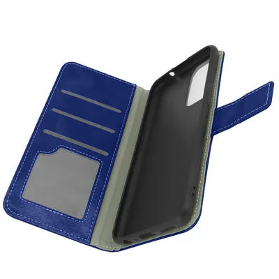 Zdjęcie produktu dla Etui Avizar z klapką i portfelem do telefonu Oppo Find X3 Lite / Oppo Reno 5 5G, kolor: granatowy
