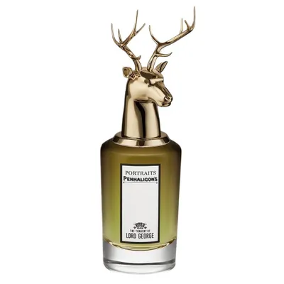 A bottle of Penhaligon's The Tragedy Of Lord George Eau de Parfum.
