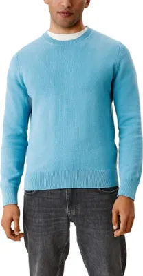 Produktbild von 27269 S. Oliver, ,  Herren Crew Neck Rundhals Pullover Pulli, Feinstrick, blue, XL