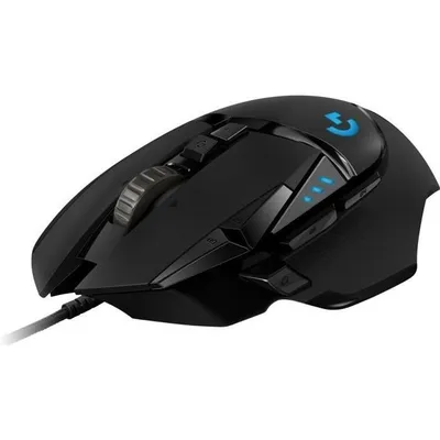 Produktbild von Gaming Maus, Logitech G502 Hero, Kabelgebunden, Optischer Sensor, 25600 DPI, Schwarz