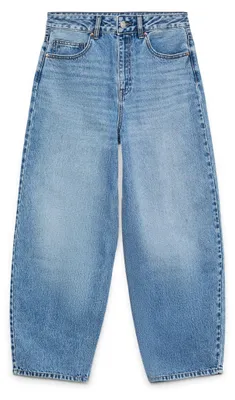 Immagine prodotto di VERO MODA Jeans a vita alta modello "mom jeans" da donna, stile a "barile", modello VMBILLIE