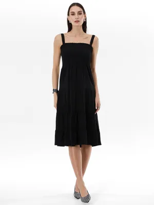 Produktbild von Orsay Schwarzes Damen-Maxikleid S