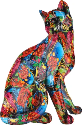 Produktbild von Casablanca by Gilde Dekofigur Katze Street Art H. 29 cm,36764