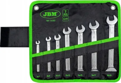 Productafbeelding van JBM ringsleutelset, 6-19 mm, 7-delig