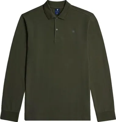 Produktbild von G-star Dunda Slim Fit Langarm-polo Grün M Herren Grün M