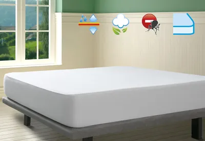 Zdjęcie produktu dla Wodoodporna ochrona na materac, 90 x 190 cm