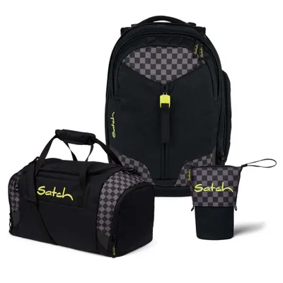 Produktbild von Satch Match Dark Skate Schulrucksack Set 3tlg.
