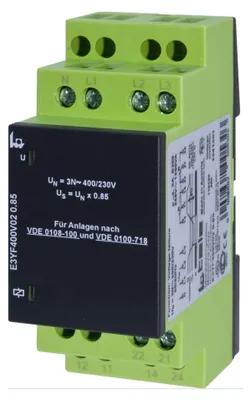 Produktbild von TELE Haase Spannungsüberwachung 3-phasig gegen N,2 Wechsler E3YF400V02 0.85