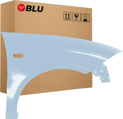 Image de BLU Aile Compatible avec Seat Altea 5P1/5P5 LS5V Droite Blau BlauLluvia | 2004-2015 | Avant | Peint| Prêt à Monter | Galvanisé