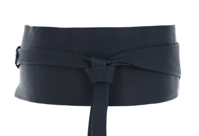 Produktbild von Vanzetti Leder Gürtel Masters of Minimalism 70mm Waistbelt W120 Nightblue dunkelblau