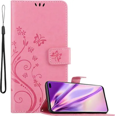 Obrázok produktu pre Cadorabo kryt pre Samsung Galaxy S10 PLUS ochranný kryt v ružovej farbe ochranný kryt kryt mobilného telefónu obal kvety kvetinový obal