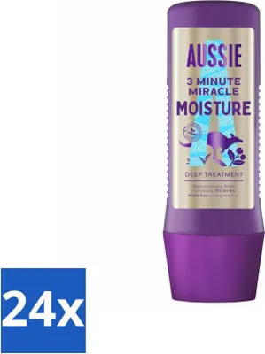 Productafbeelding van Aussie - Haarmasker - 3 Minuten Wonderhydratatie - Intensief - Veganistische verzorging - 225 ml - Voordeelverpakking - 24 stuks