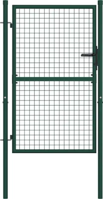 Zdjęcie produktu dla Brama ogrodzeniowa stalowa 100x125 cm zielona