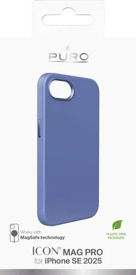 Zdjęcie produktu dla PURO PUIPCSE25ICONMPBLUE, Pokrowiec, Apple, iPhone 16E, 15,4 cm (6.06"), Niebieski