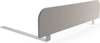 Produktbild von regalik Bettgitter Rausfallschutz Kinderbett 90x20 cm – Kaschmir Stabile Absturzsicherung ohne Bohren – Einfache Montage unter der Matratze