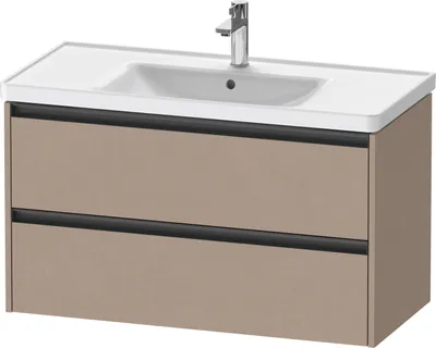 Produktbild von Duravit Ketho.2 Wastafelonderkast 98,4x45,5x54,9 cm Mat Linnen