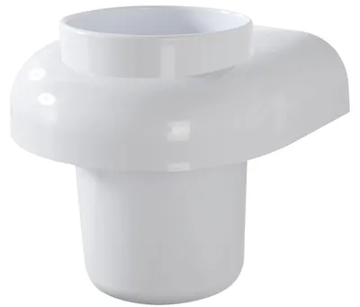 Immagine prodotto di Portaspazzolino in plastica bianco Gioia