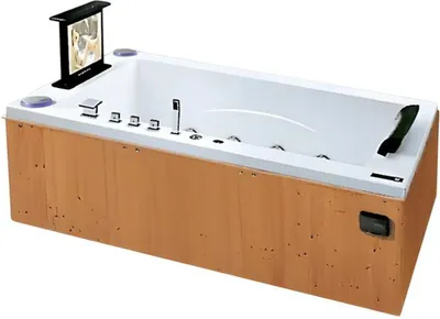 Produktbild von Whirlwanne Whirlpool Blubberbad Hydromassagewanne Spa-Bad 190x115 cm
