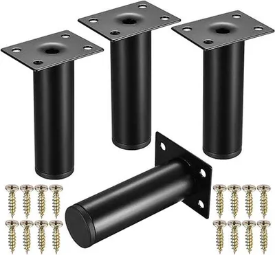 Produktbild von Famanu Möbelbeine 10 cm - stabile Möbelbeine für Schränke und Tische