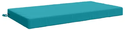 Image de Coussin de sol SOEST, 100 % polyester, turquoise, 120 x 80 x 10 cm