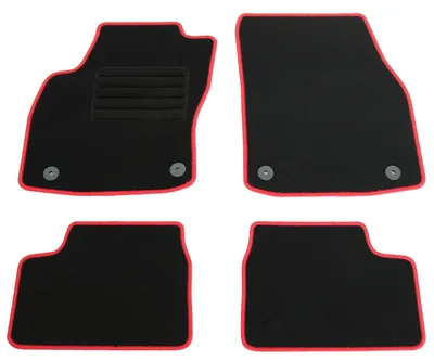 Produktbild von Fußmatten-Set für Opel Astra H (GTC + Caravan + 5türer Limo), 4-teilig, Schwarz