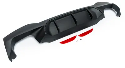 Produktbild von Stoßstange Heckdiffusor Diffusor hinten für BMW 5er G30 G31 ab 2017 mit M-Paket