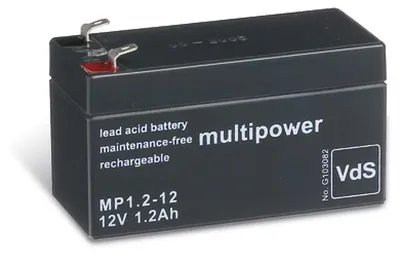 Produktbild von Powery Bleiakku (multipower) MP1,2-12 ersetzt FIAMM FG20121A