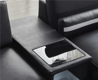 Produktbild von Wohnlandschaft Ecksofa Sofa Couch Polster Leder Eck Sofas Garnitur L Form Neu