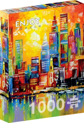 Zdjęcie produktu dla Puzzle 1000 elementów Enjoy – Tętniący życiem Nowy Jork