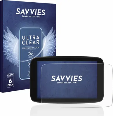 Produktbild von 6x Für TomTom Go Expert 7" Schutzfolie Savvies Displayschutz Display Schutz Folie Klar Transparent