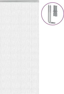 Image de Moustiquaire de porte à chaîne 90x220 cm aluminium
