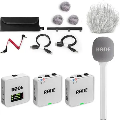 Produktbild von Rode Mikrofon-Funksystem Wireless GO Gen 3 Interview Set Weiss