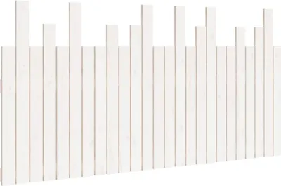 Produktbild von vidaXL Wand-Kopfteil Weiß 159,5x3x80 cm Massivholz Kiefer