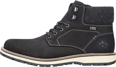 Produktbild von Rieker Schnürstiefel - Schwarz Synthetik Größe: 43 Normal