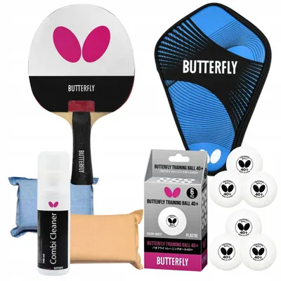 Produktbild von Butterfly Tischtennis-Set Easy mit Bällen und Zubehör