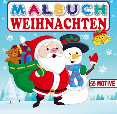 Produktbild von Malbuch Weihnachten - Ein zauberhaftes Weihnachtsbuch für Kinder.