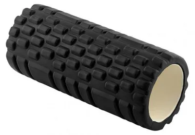 Zdjęcie produktu dla Wałek do masażu Effea Wałek do jogi 32 x 15 cm czarny - 32 cm
