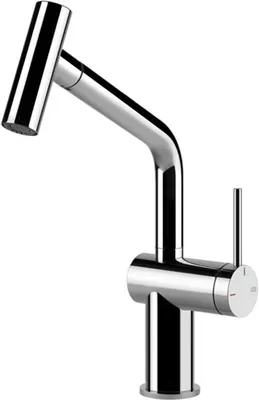 Produktbild von Gessi Inedito, Ziehen, Chrom, Hebelgriffe, Einzelbild, 50 x 50 mm, 360°
