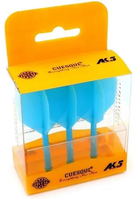 Produktbild von Integrierte Dartschäfte und Flights L Ganz blau 3er-Set