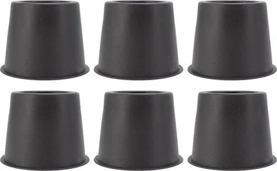 Produktbild von Famanu Möbelverhöher rund - Stapelbare Möbelheber - Set von 6 - Für Betten, Sofas, Tische und Stühle