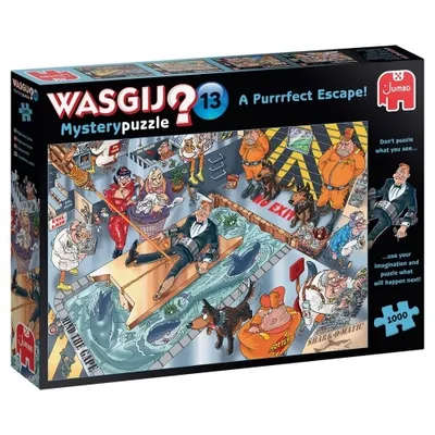 Zdjęcie produktu dla Wasgij Mystery 13 Idealna ucieczka! Puzzle 1000 elementów