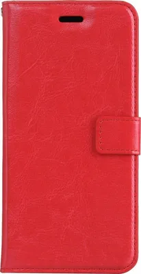 Produktbild von Mobigear Wallet  Samsung Galaxy S8 Hülle Klapphülle Geldbörse - Rot