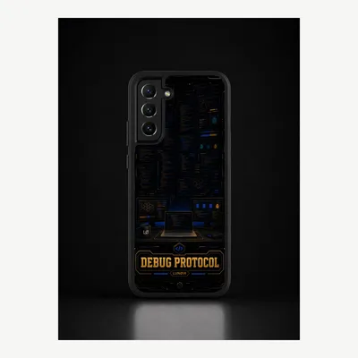 Productafbeelding van Samsung S22 hoesje, telefoonhoesje, beschermhoesje, case met debuggingsmotief – LUNØIR ©