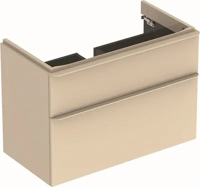 Produktbild von Geberit 500.354.JL.1, Grau, 2 Schublade(n), 1 Stück(e), 884 mm, 470 mm, 617 mm