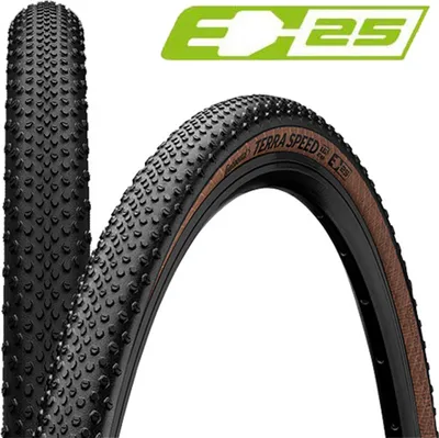 Immagine prodotto di 2 pneumatici Continental Terra Speed ProTection, misura 40-622, colore nero/trasparente, tecnologia TLR (Tubeless Ready), 28 camere d'aria di dimensione 1.50