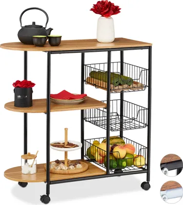 Produktbild von relaxdays Servierwagen Industrial
