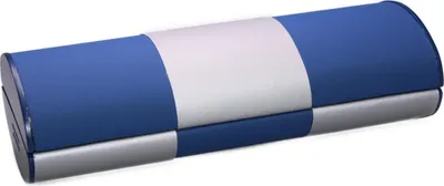 Zdjęcie produktu dla Etui na okulary Logic duże niebiesko & srebrne